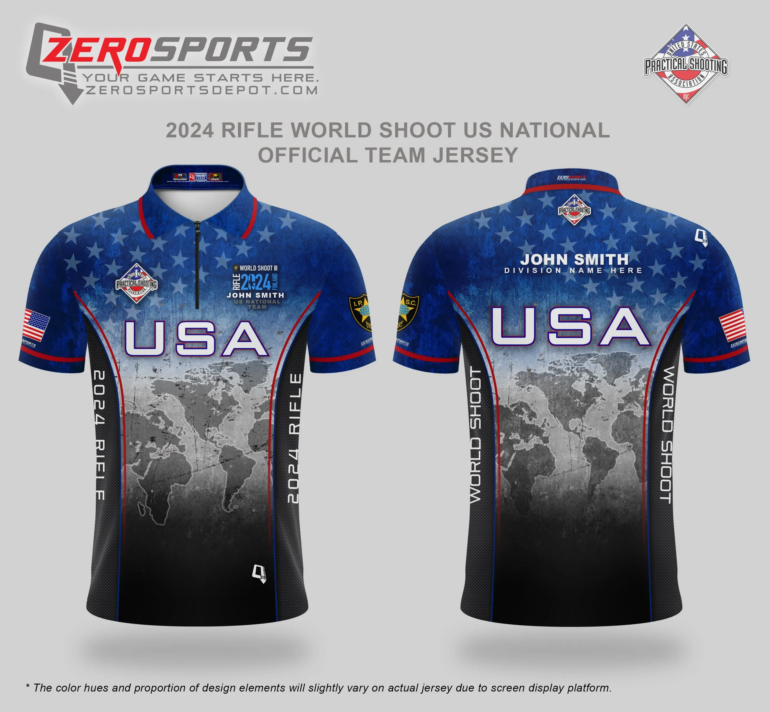 2024 IPSC Rifle World Shoot US National Team Jersey