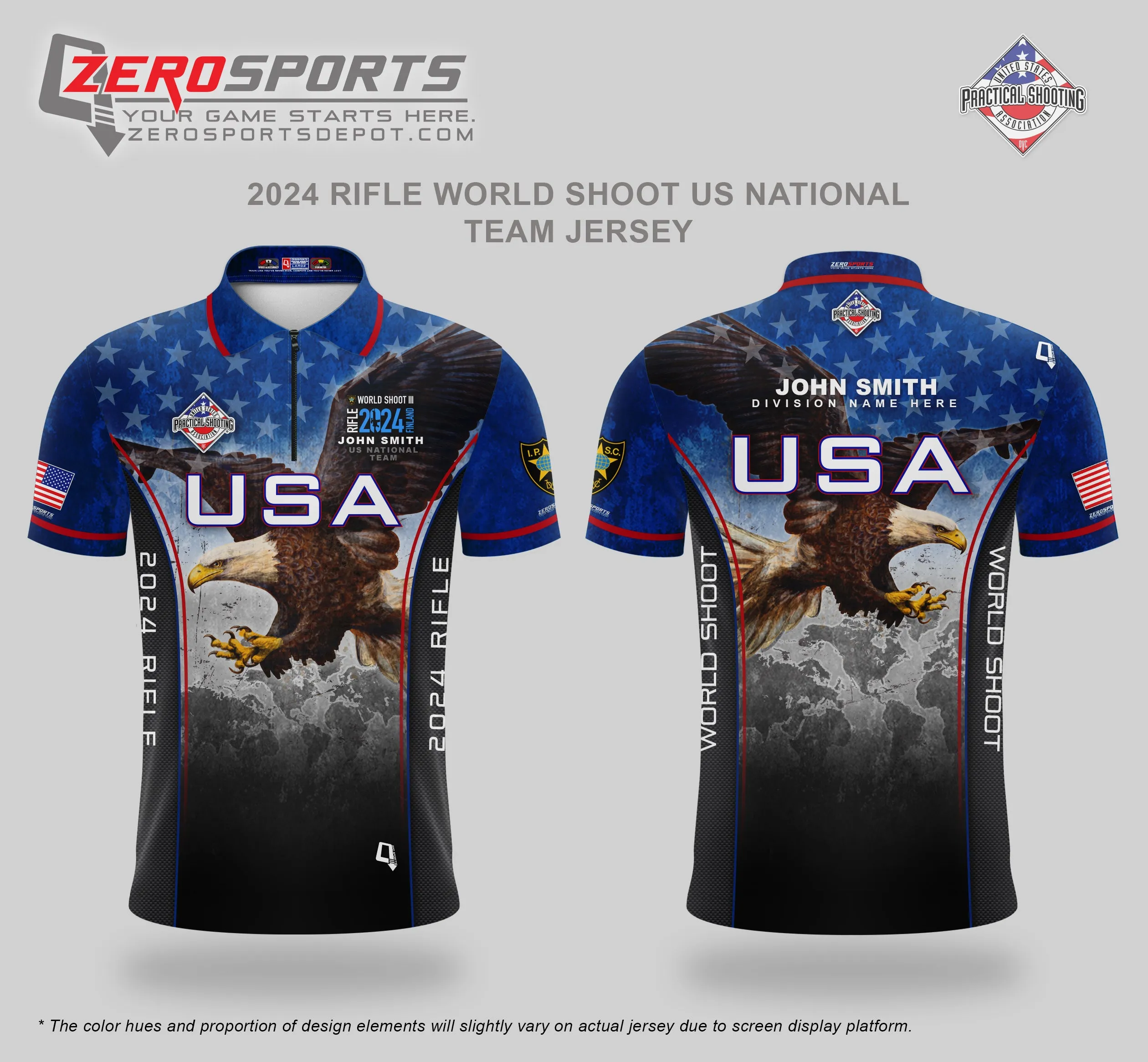 2024 IPSC Rifle World Shoot US National Team Jersey