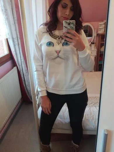 3D Cat Sweatshirts ( S - XL)