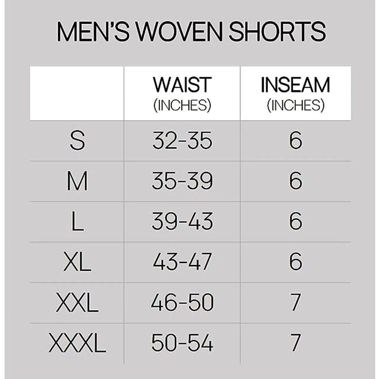 6-Pack: Men’s Active Woven Shorts with Zipper Pocket