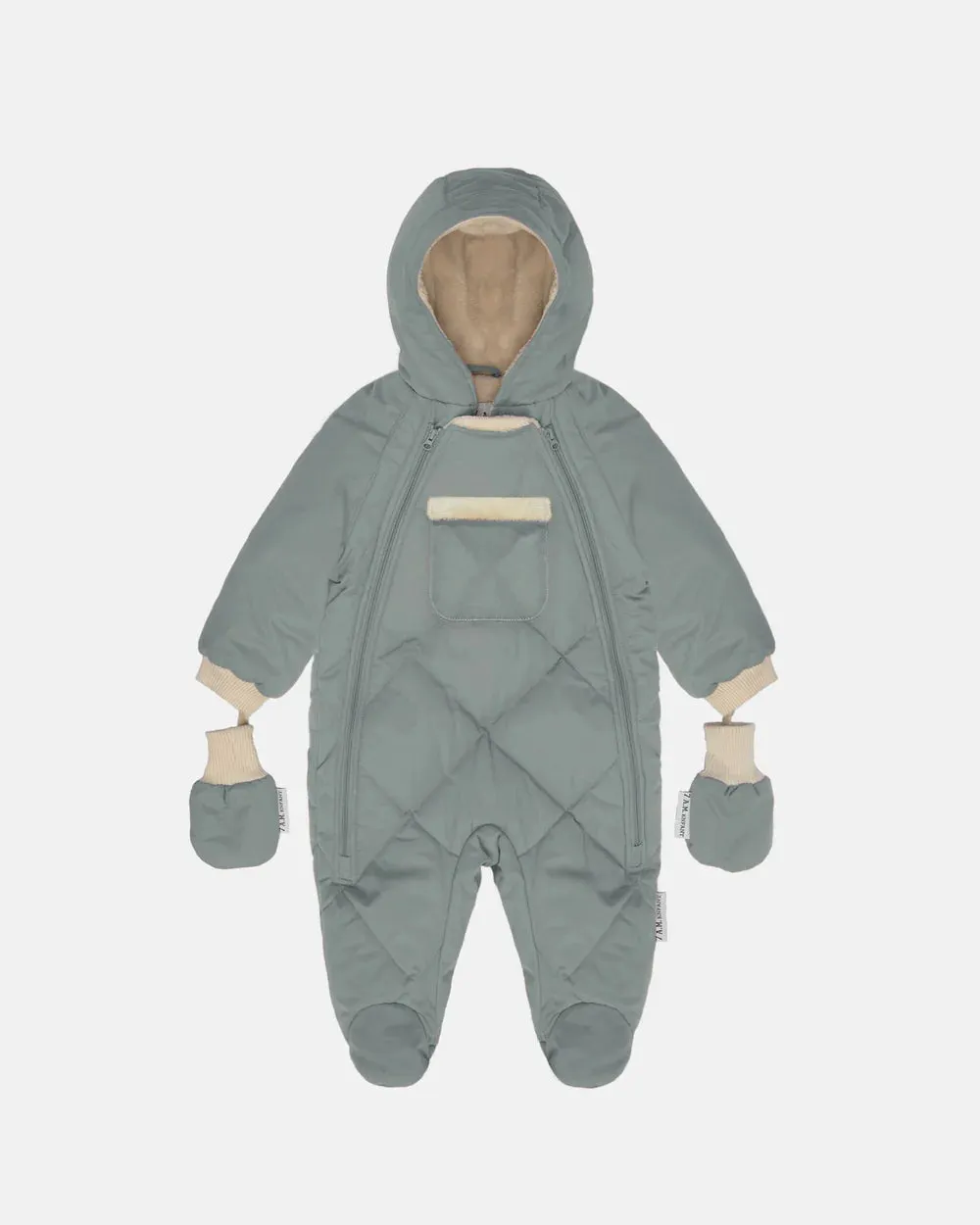 7 A.M. Baby Snow Jumpsuit - Benji Plush