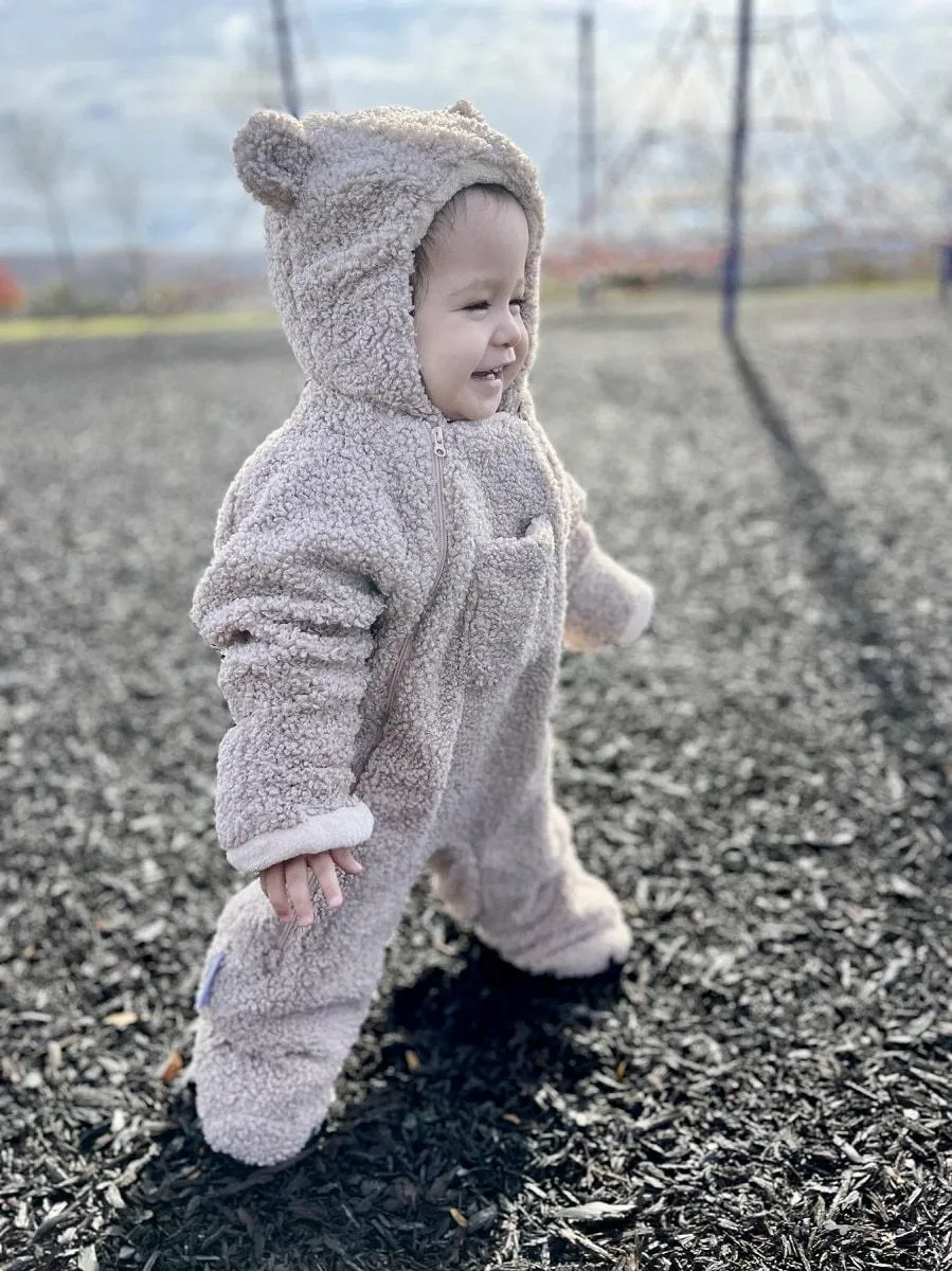 7 A.M SNOWSUIT OATMEAL TEDDY