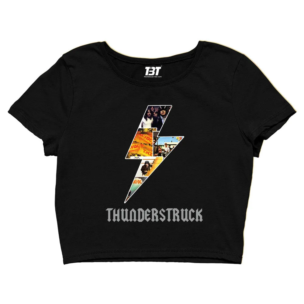 AC/DC Crop Top - Thunderstruck