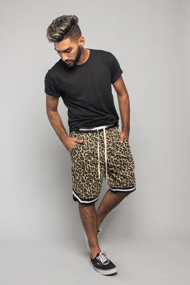 Animal Print Basketball Shorts