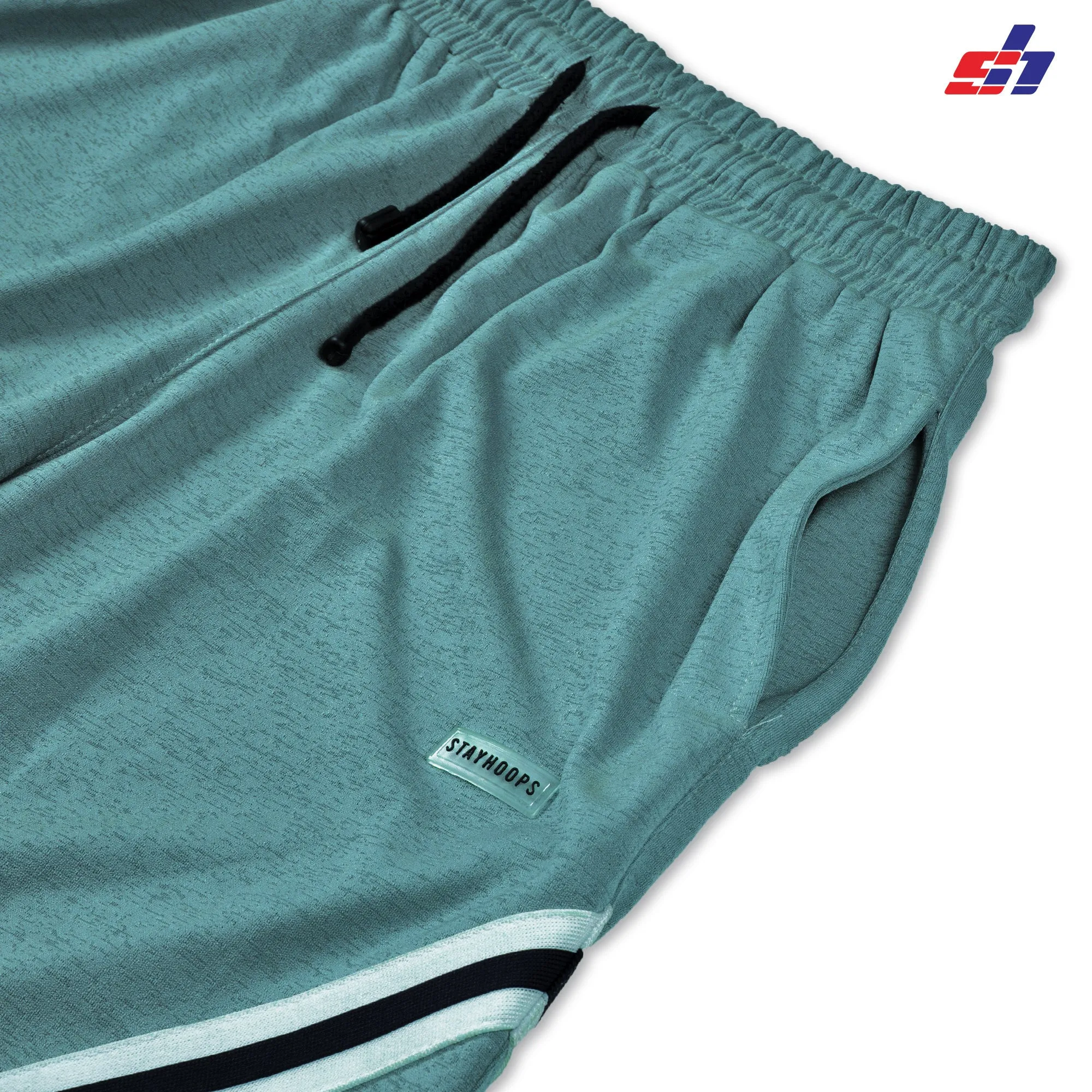 Athletic Listed Shorts Blue