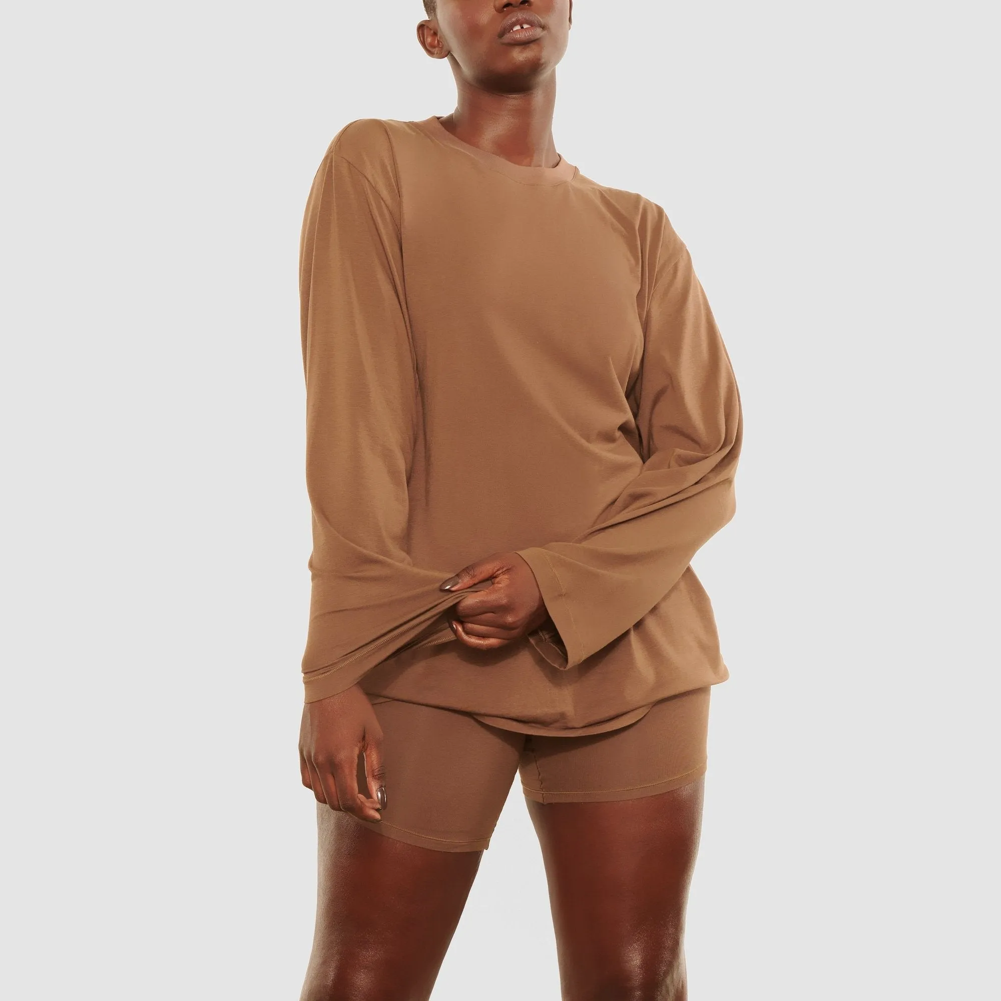 BOYFRIEND LONG SLEEVE T-SHIRT | OXIDE