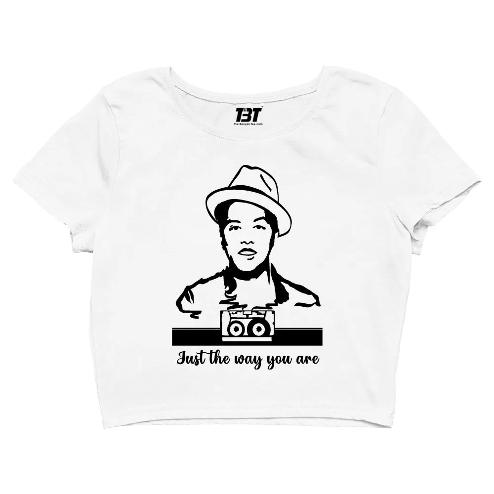 Bruno Mars Crop Top - Just The Way You Are