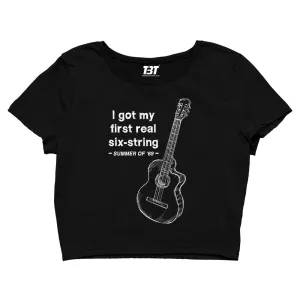 Bryan Adams Crop Top - Got My First Real Six String