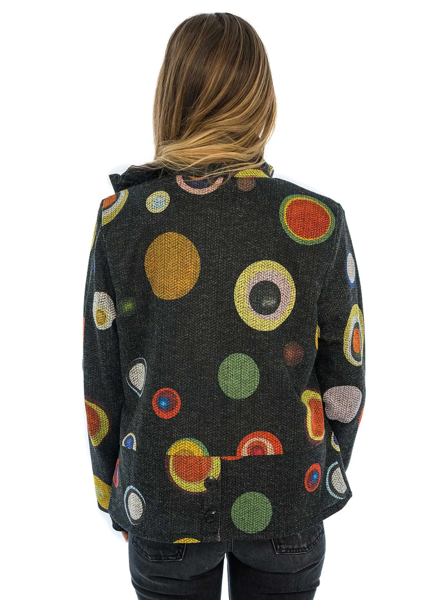 Button detail dot jacket