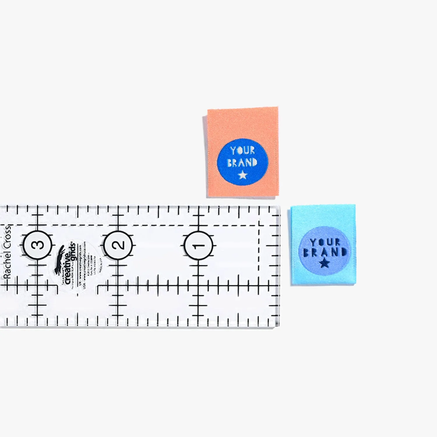 Centre Fold Custom Labels