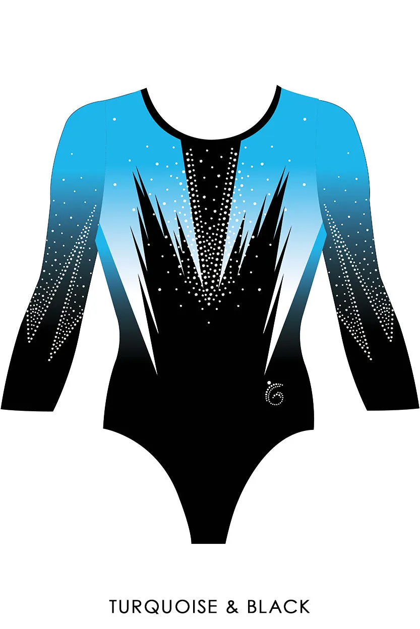 Custom Quick Ship Edgy Leotard Long Sleeve