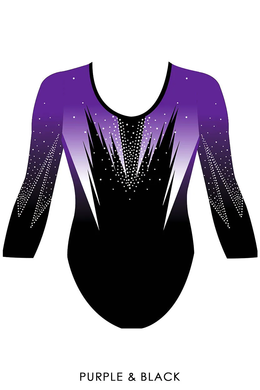 Custom Quick Ship Edgy Leotard Long Sleeve