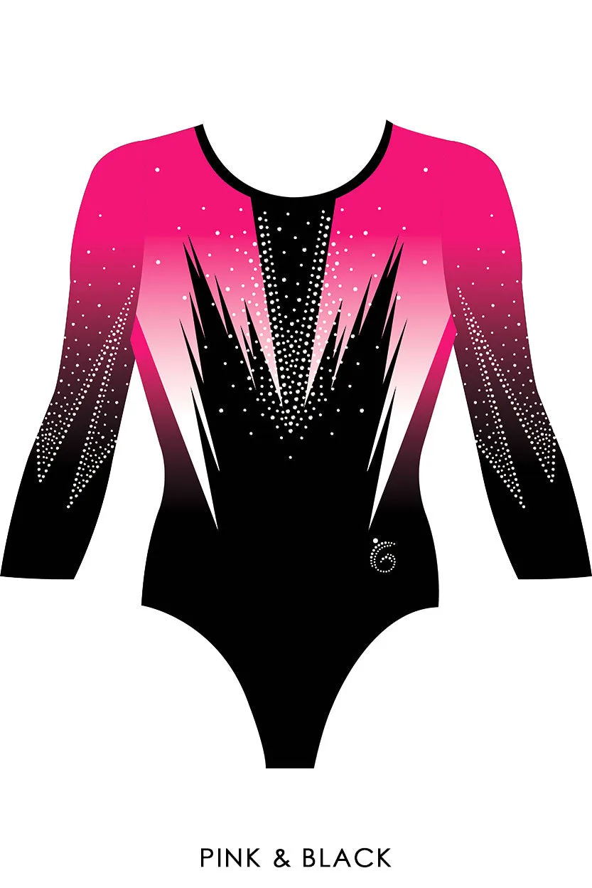 Custom Quick Ship Edgy Leotard Long Sleeve