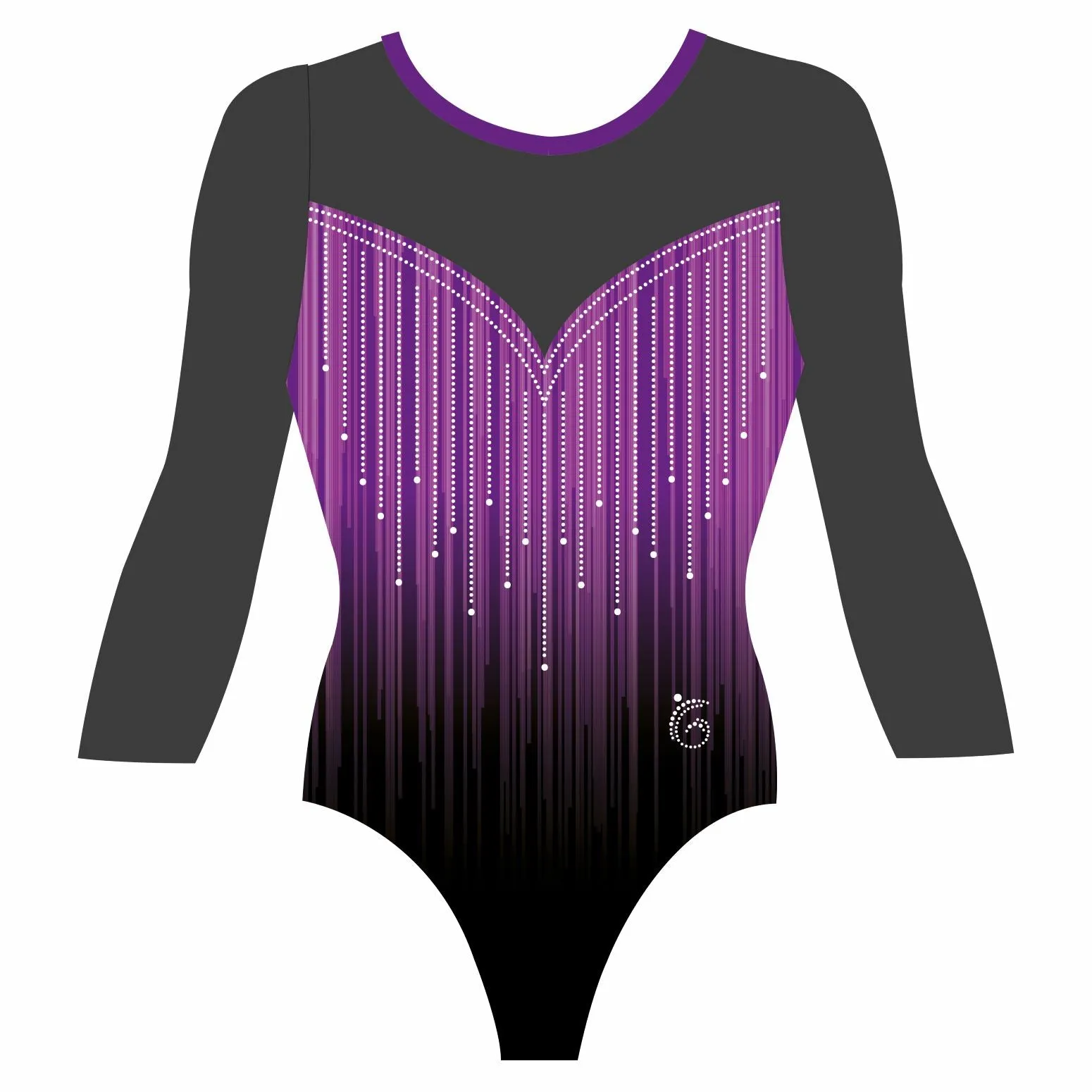 Custom Quick Ship Matrix Leotard Long Sleeve