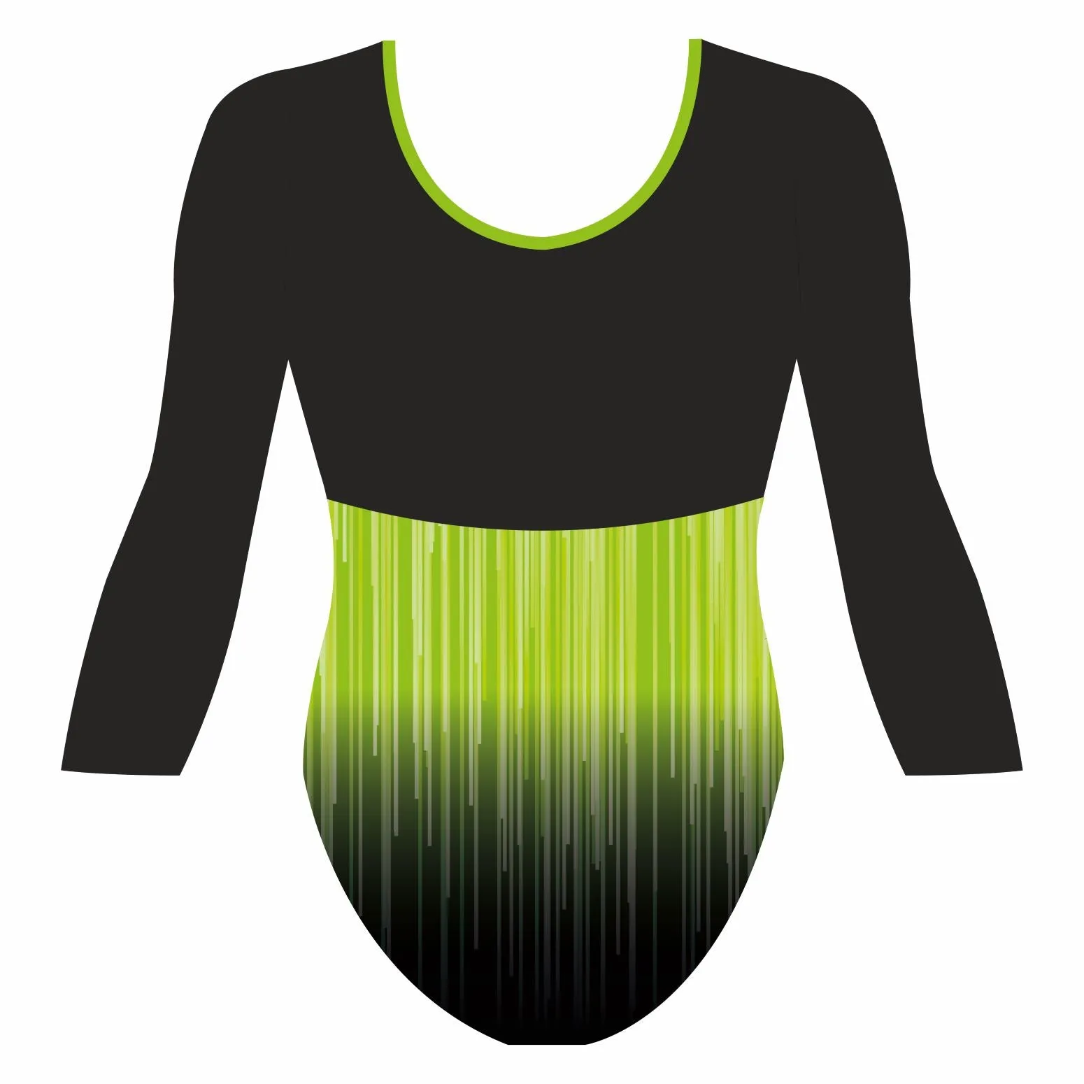 Custom Quick Ship Matrix Leotard Long Sleeve