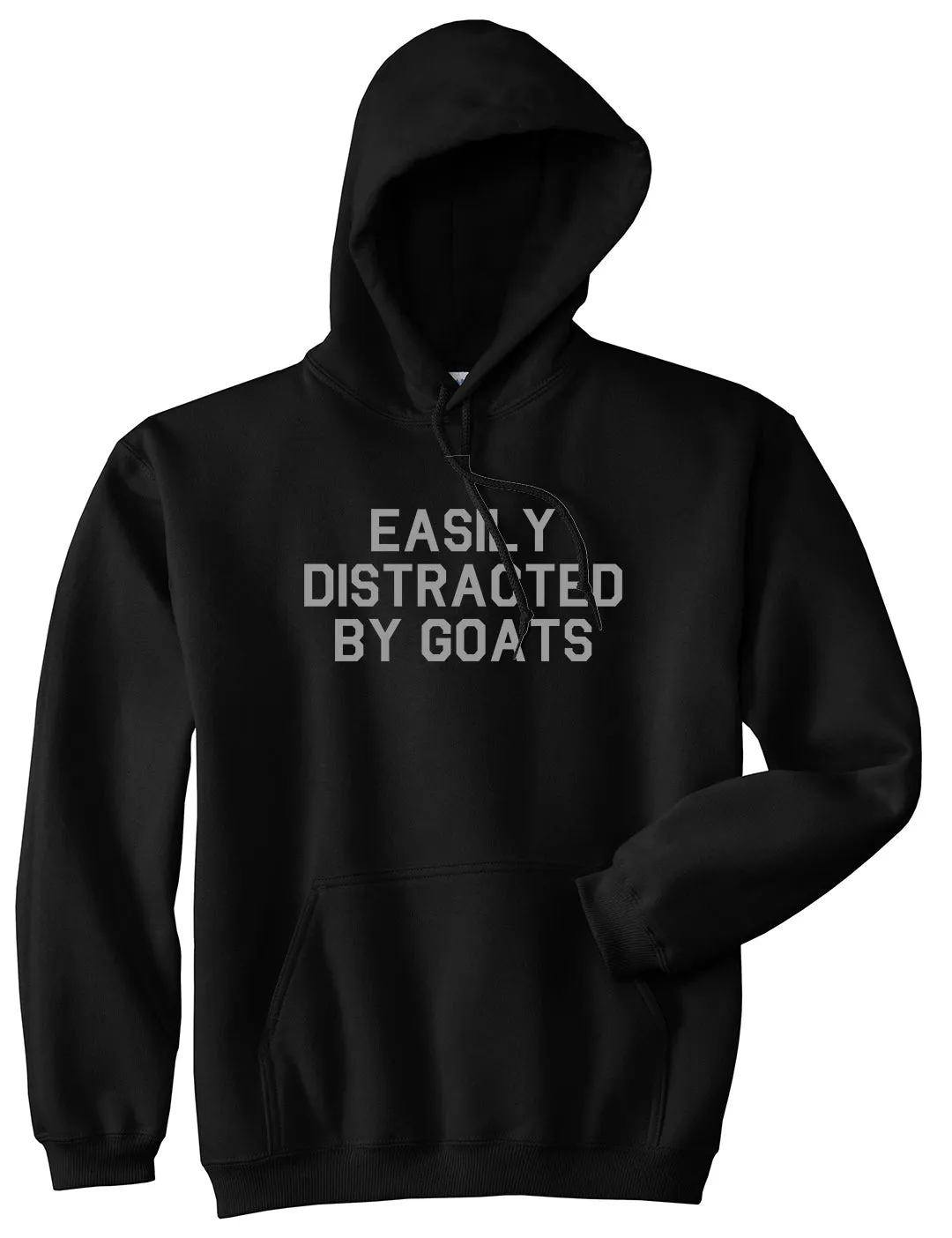 Easily Distracted By Goats Mens Pullover Hoodie