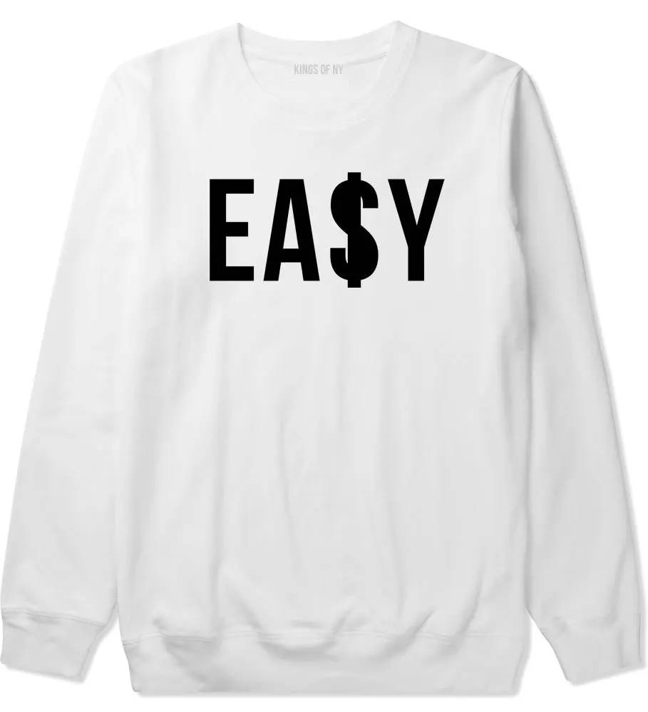 Easy Money Sign Boys Kids Crewneck Sweatshirt