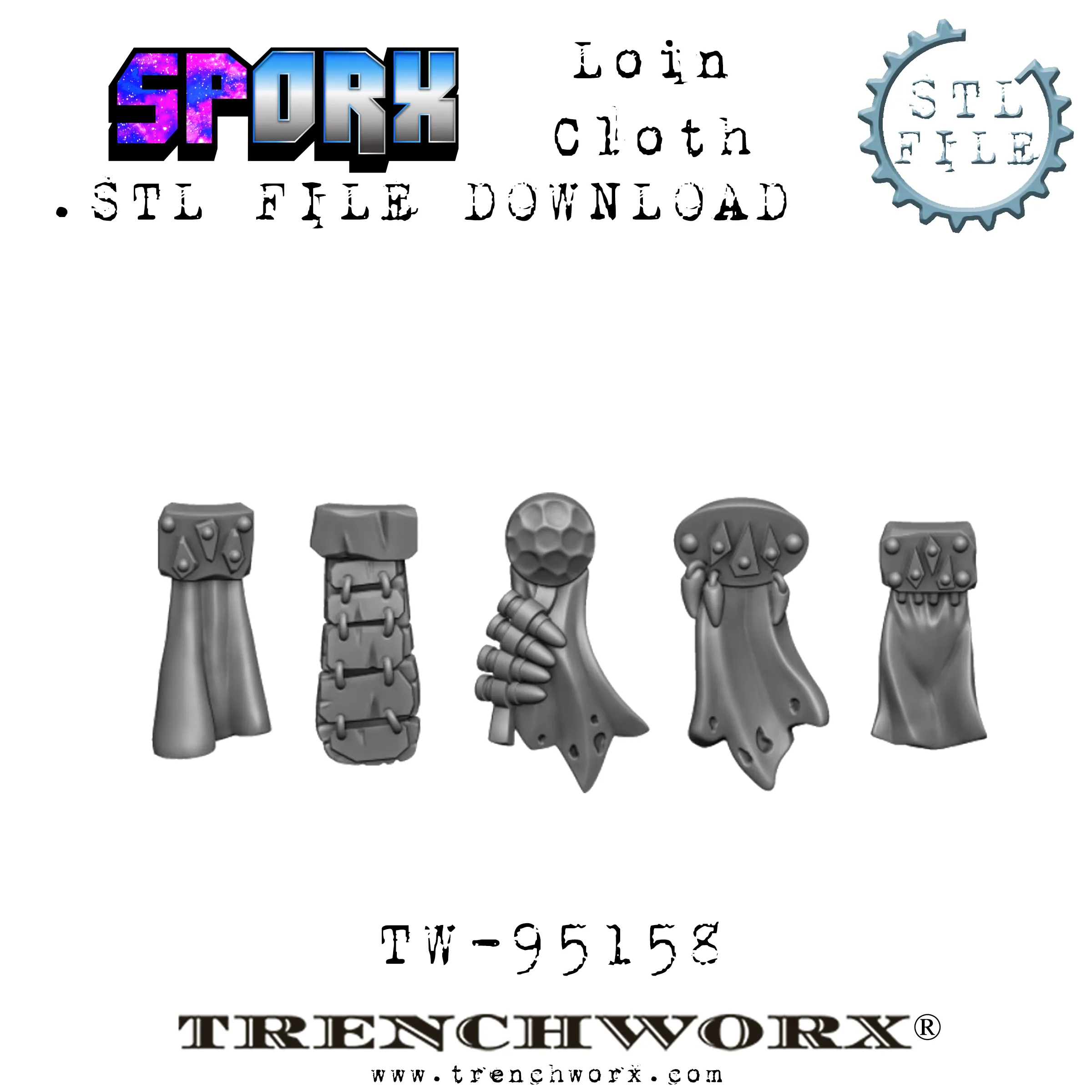 FOrx -n- SpOrx Cutlery Collection .STL Download