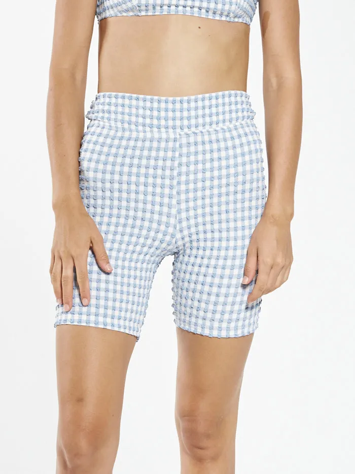 Gigi Long Leg Bike Short - Blue