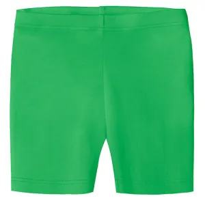 Girls Soft 100% Cotton Bike Shorts | Elf Green