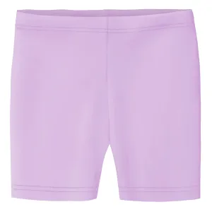 Girls Soft 100% Cotton Bike Shorts | Lavender