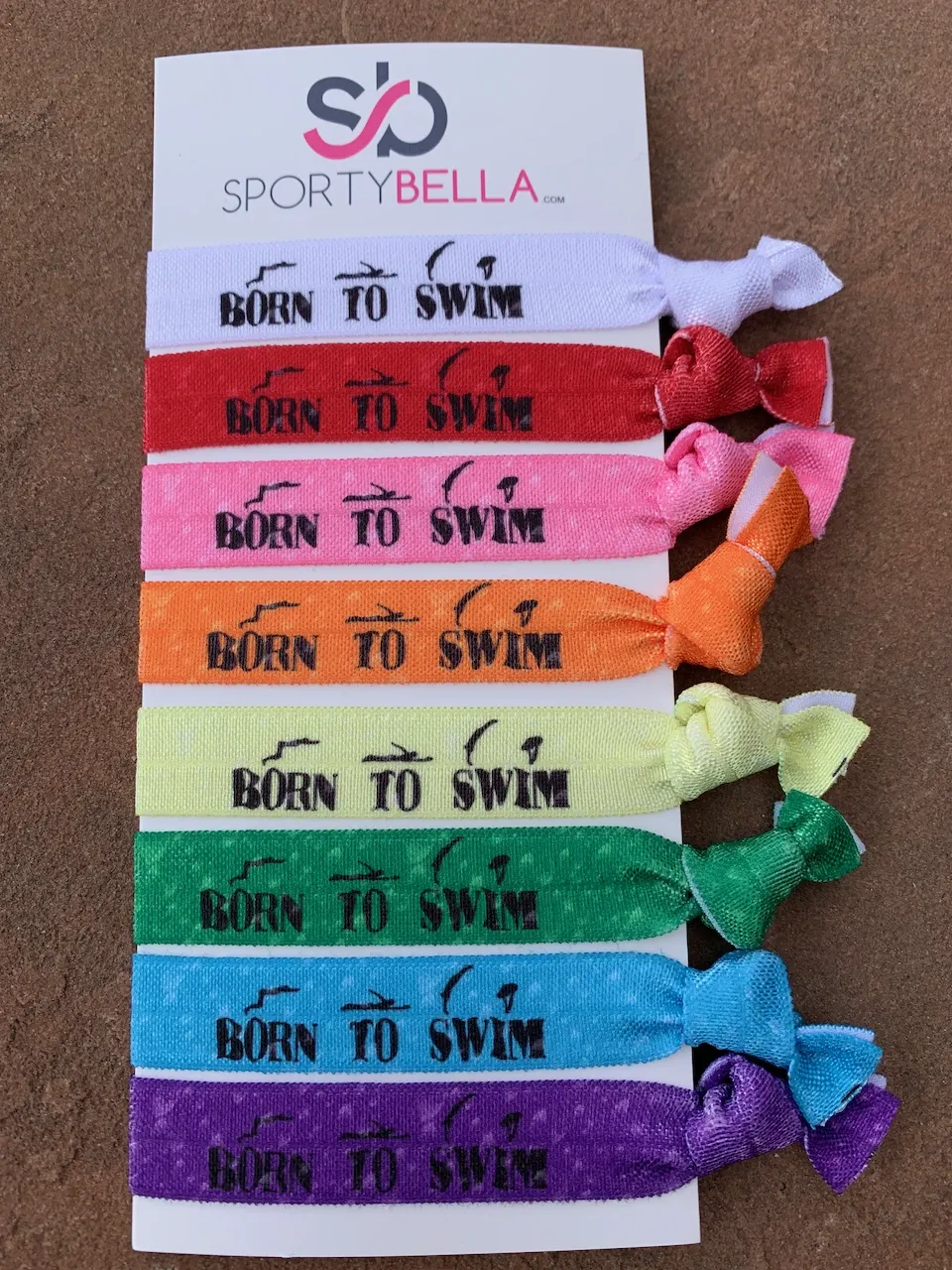 Girls Swim Hair Ties- Multi Colored