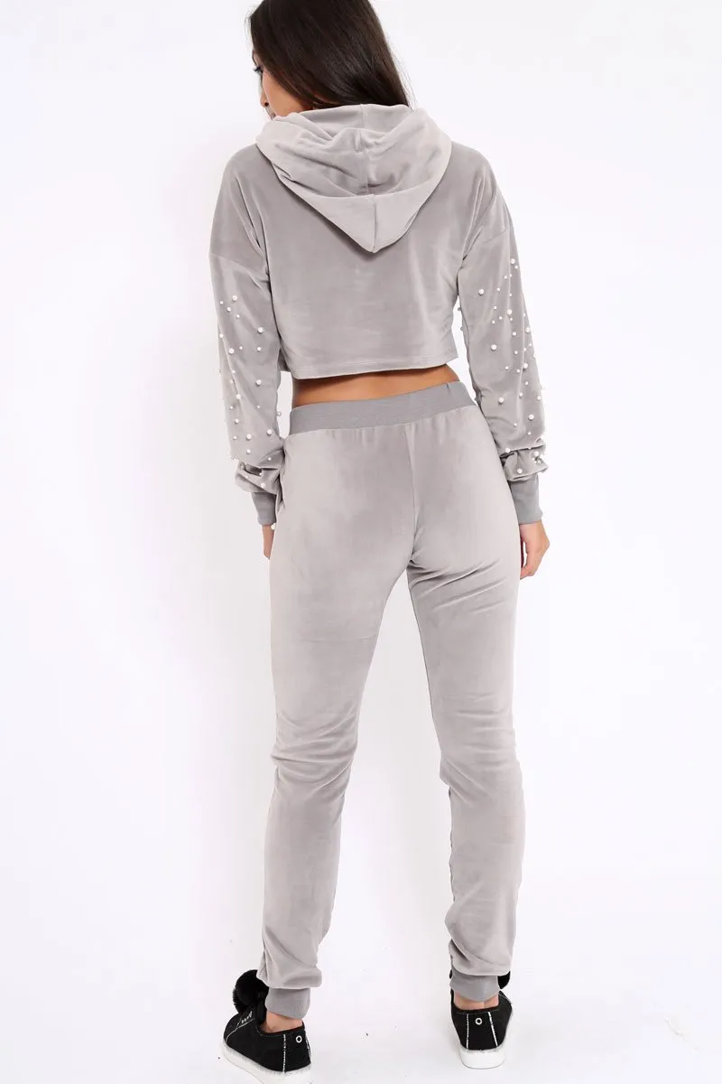 Grey Pearl Loungewear Set - Karah