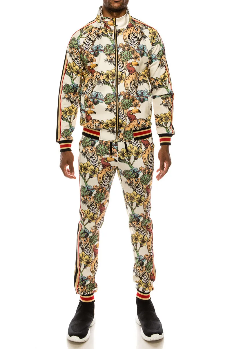 Jungle Tiger Track Suit - Black