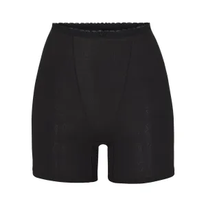 LACE POINTELLE BOXER | ONYX