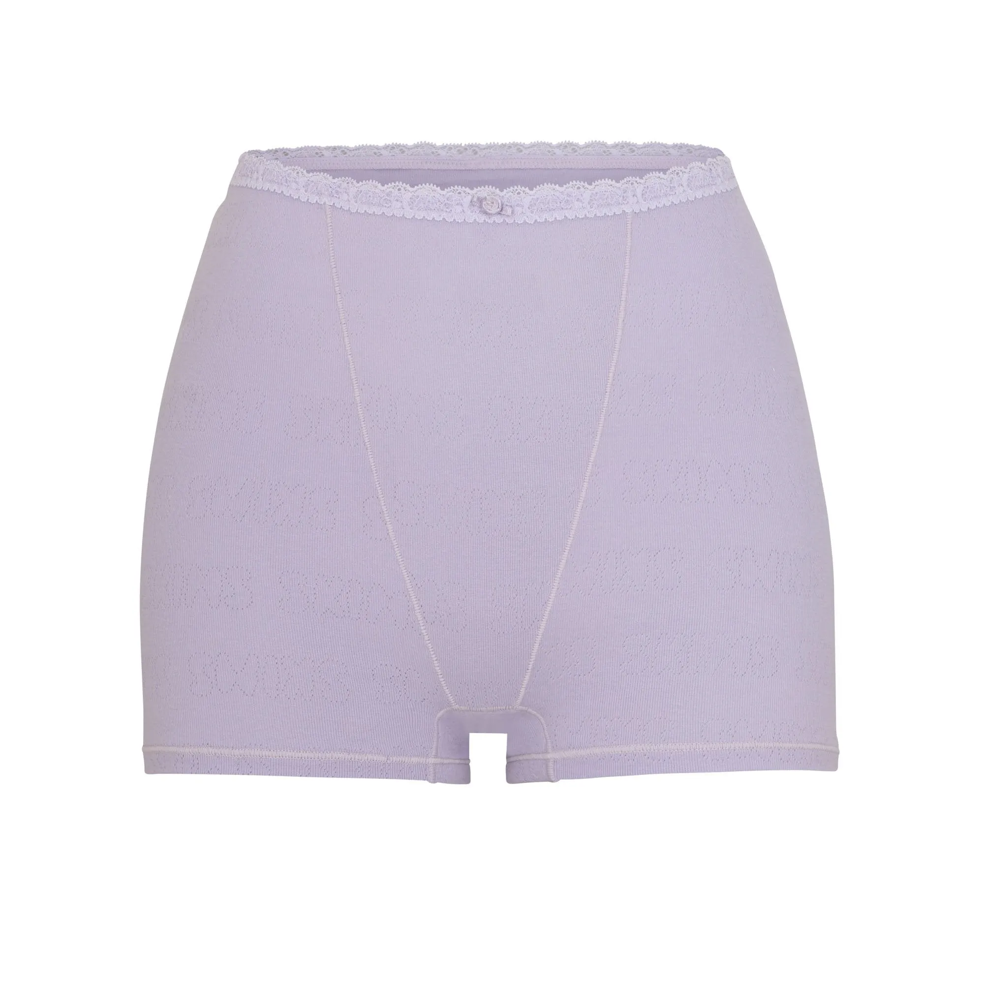 LACE POINTELLE HOT SHORT | LAVENDER