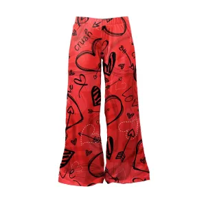 Loungewear Red Heart Doodles (UK Size 8-14)