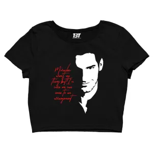 Lucifer Crop Top - Miracles