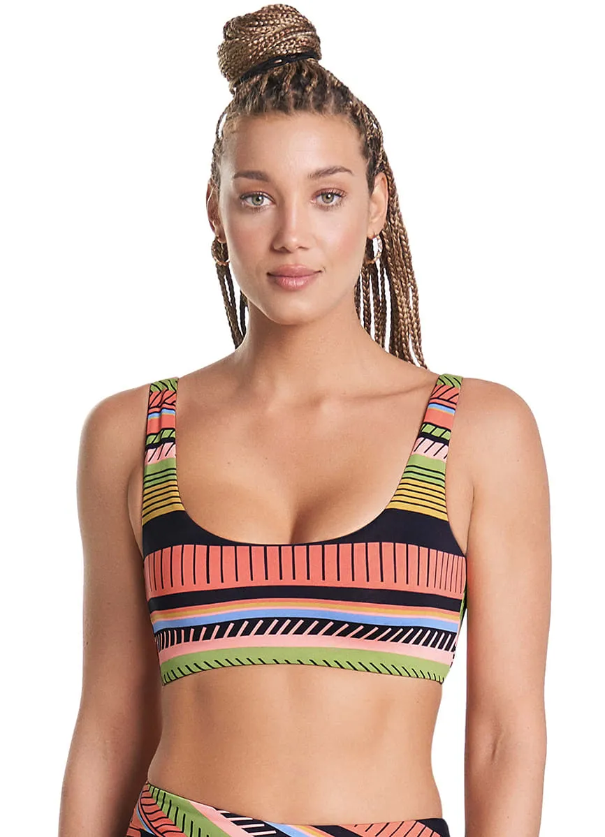 Maaji Roman Stripe Izzy Sporty Bralette