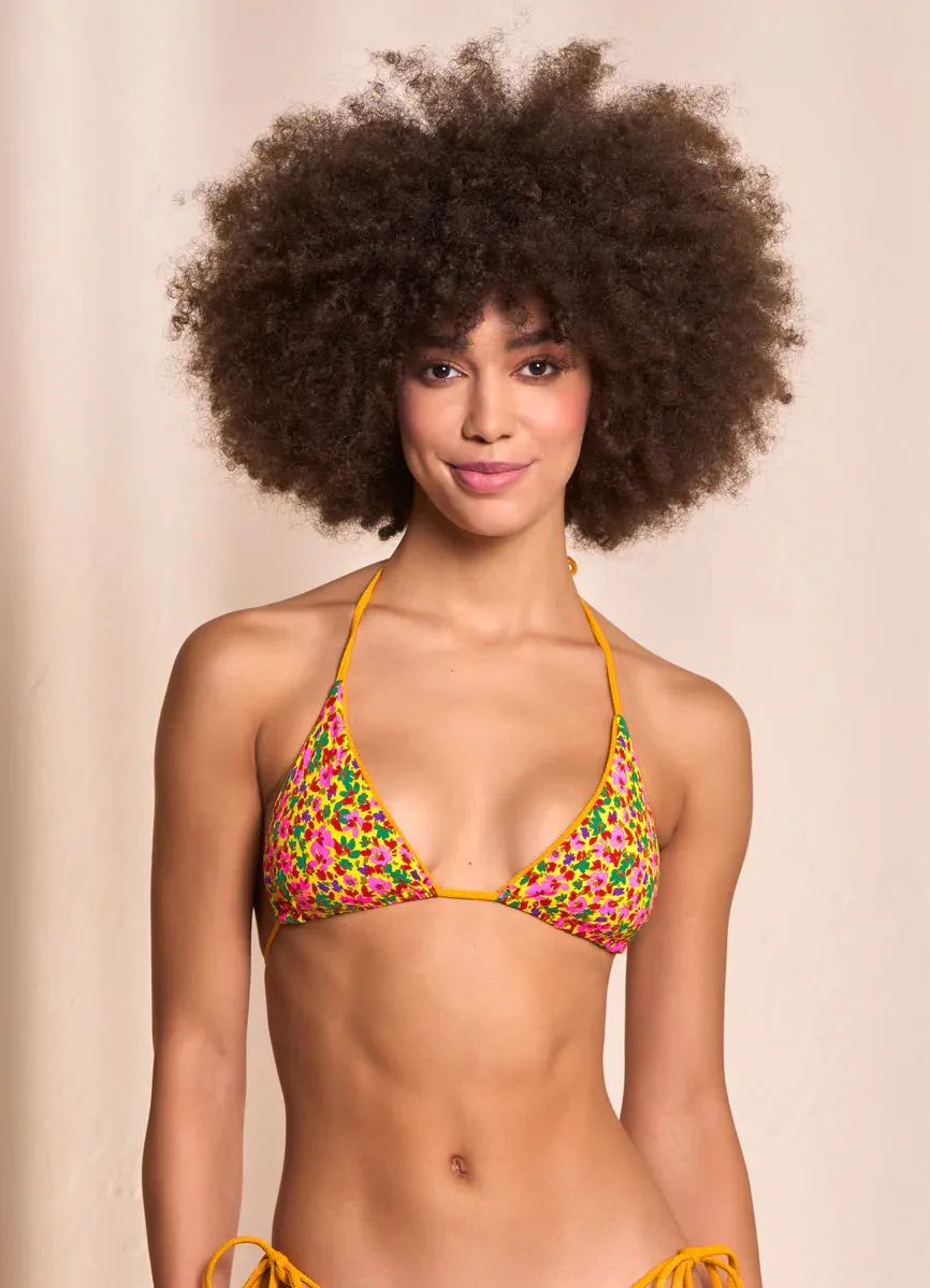 Maaji Sunset Gold Balmy Triangle Bikini Top