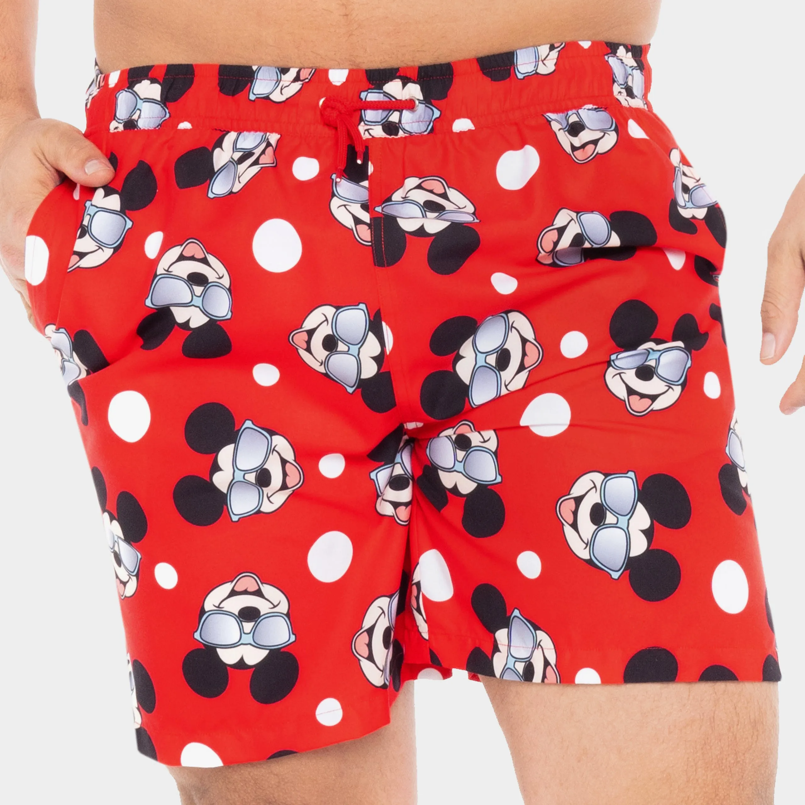 Mens Mickey Mouse Swim Trunks