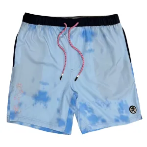 Men's NEFF La Bodega 17" Hot Tub Swim Trunks Blue