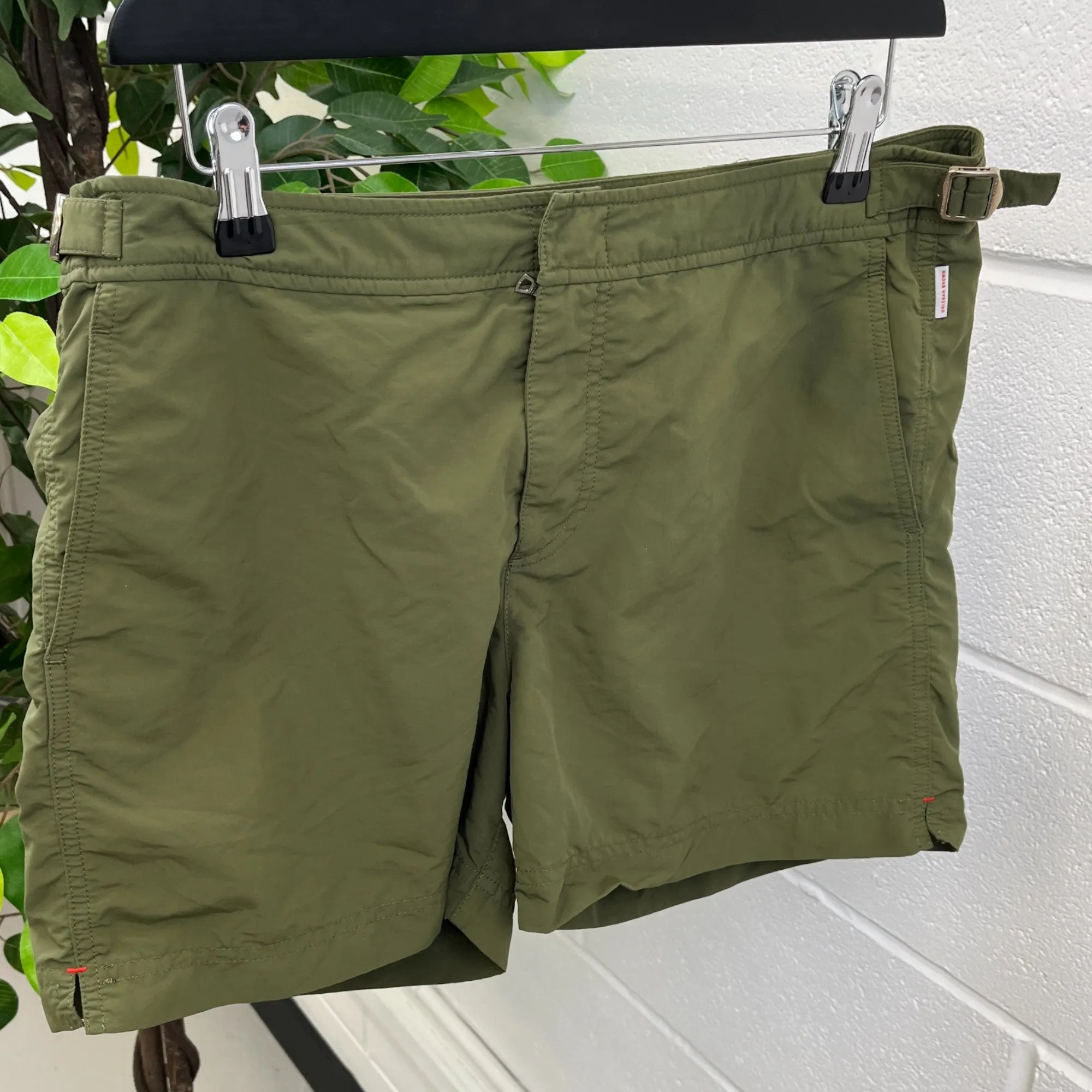 Men's Setter Swim Shorts Green Size W32 / IT 48