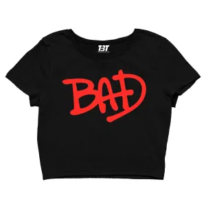 Michael Jackson Crop Top - Bad