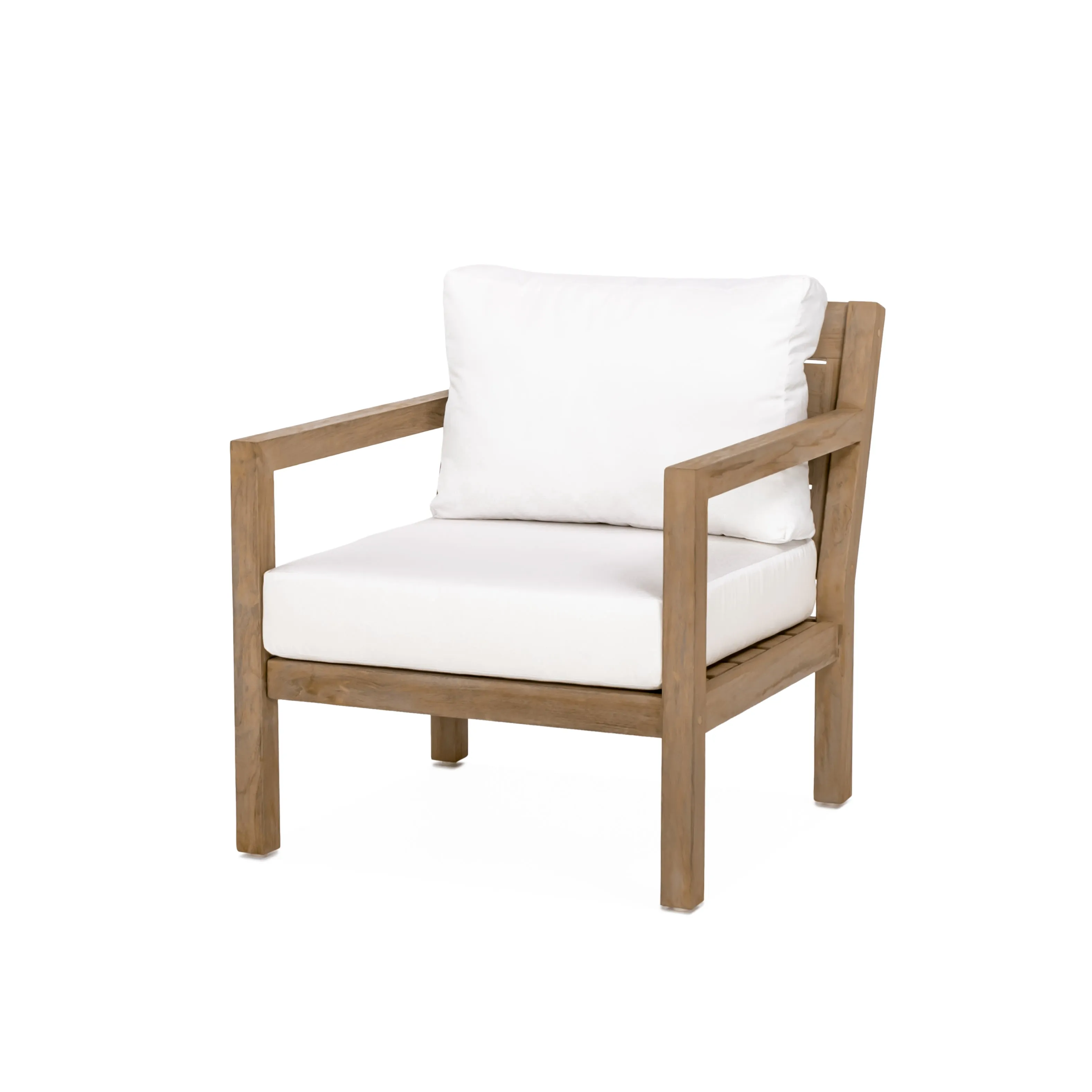 Monday Club Chair Brushed Teak - Brown