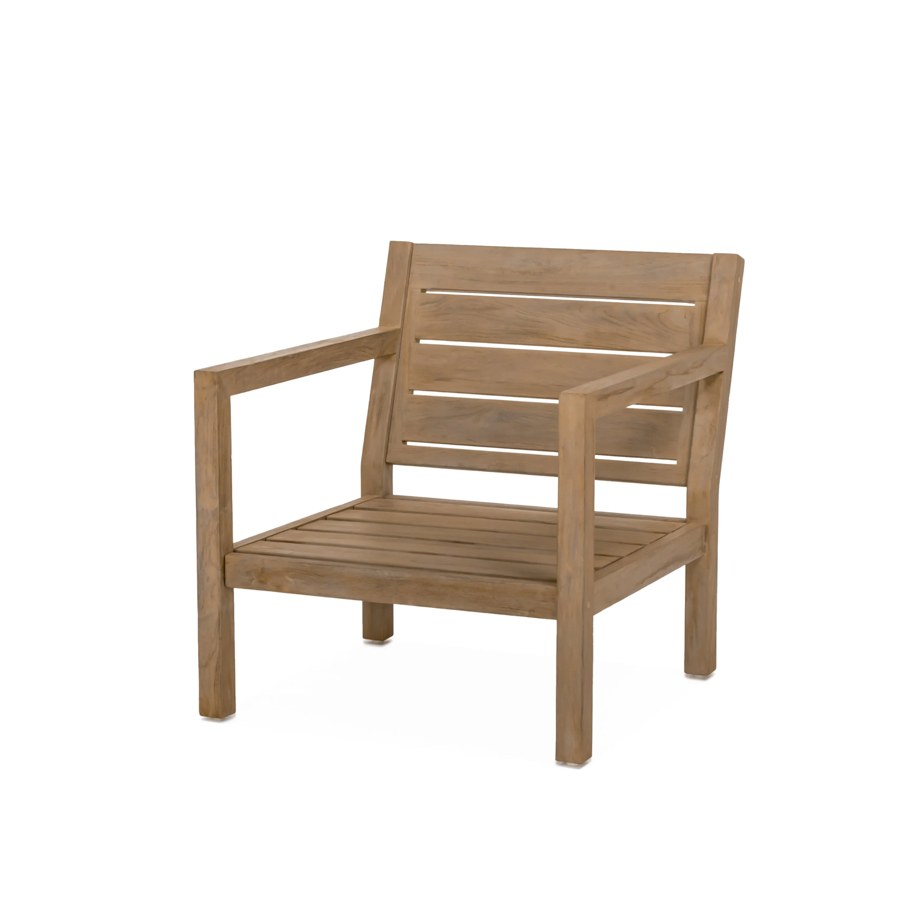 Monday Club Chair Brushed Teak - Brown