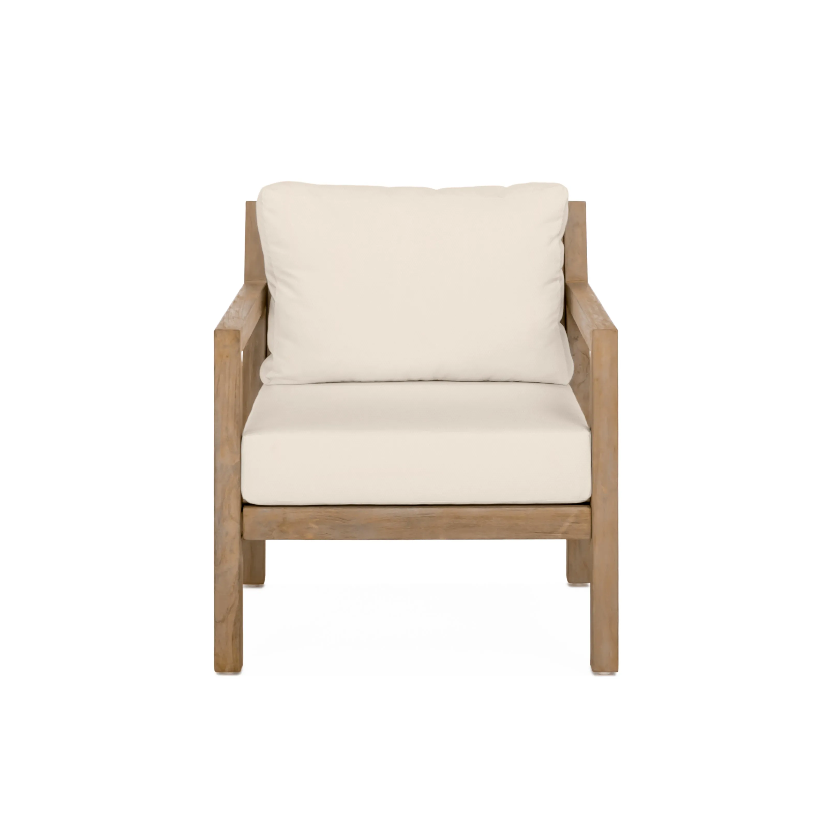 Monday Club Chair Brushed Teak - Brown