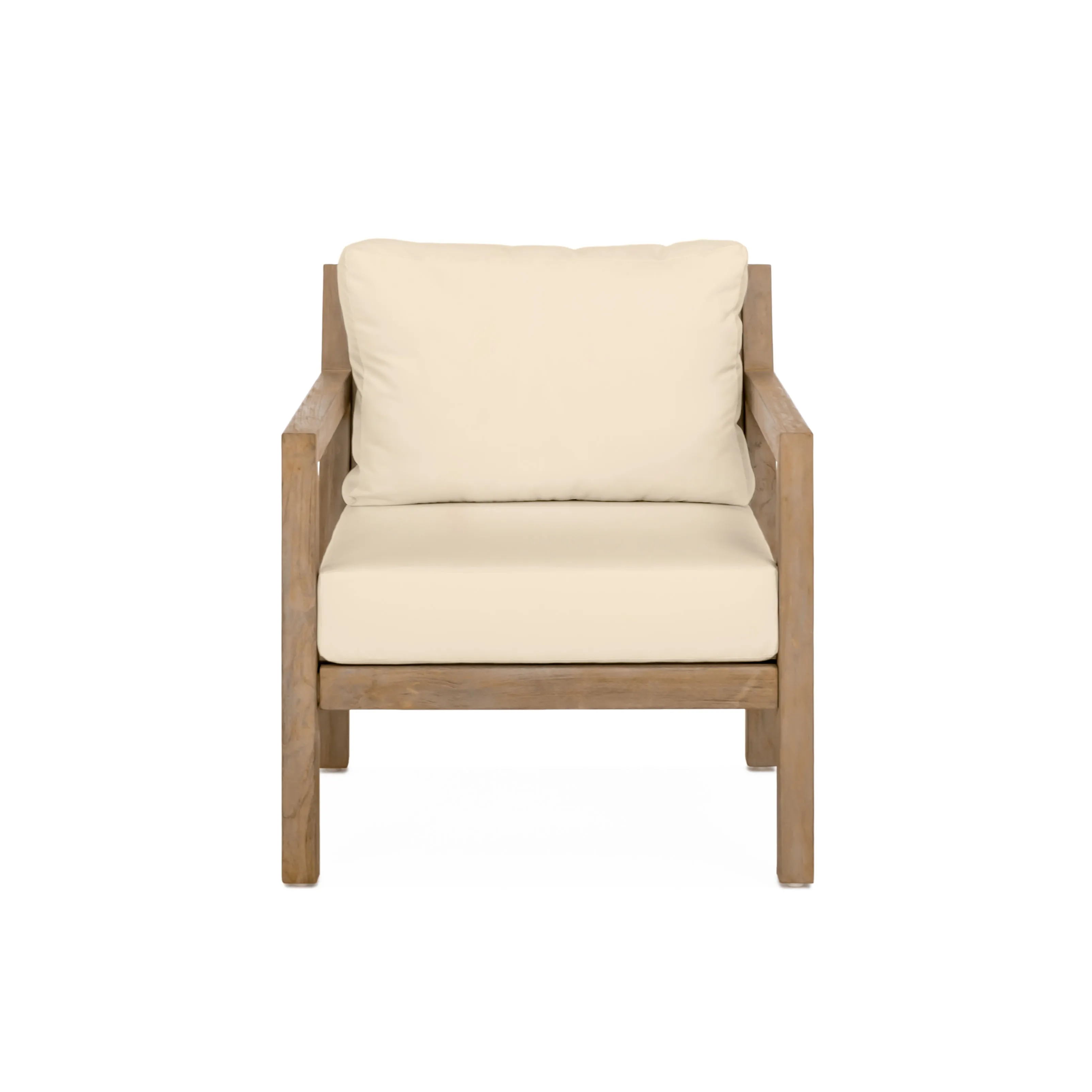 Monday Club Chair Brushed Teak - Brown