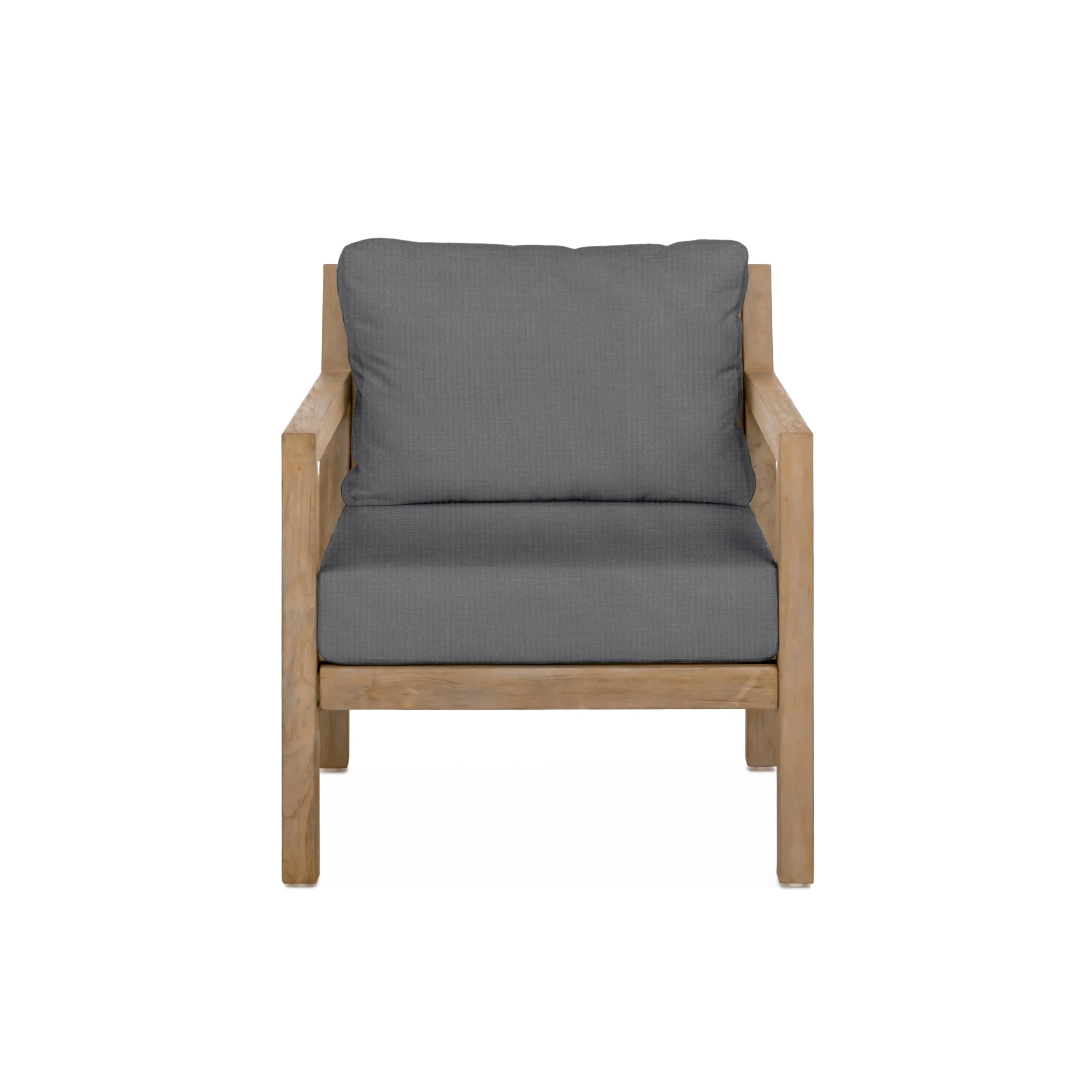 Monday Club Chair Brushed Teak - Brown