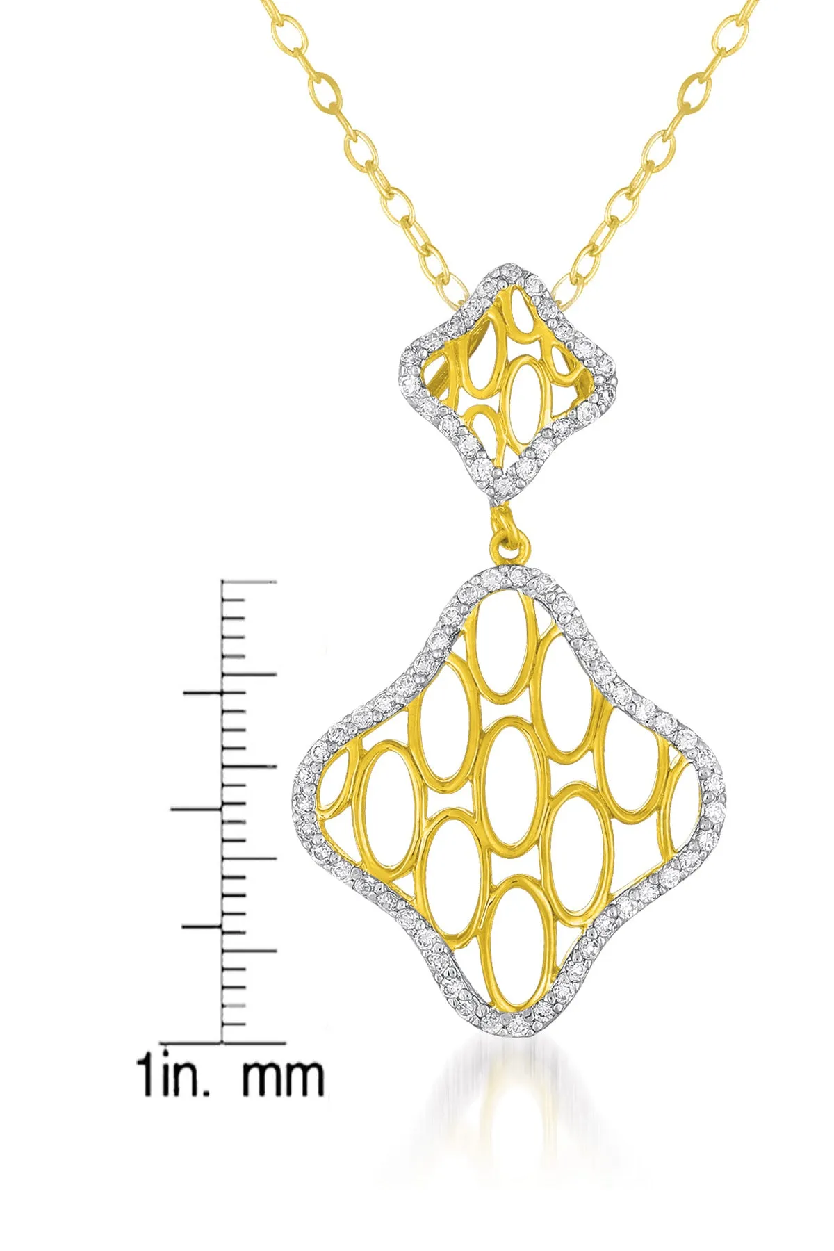 Monique Two Tone Pendant