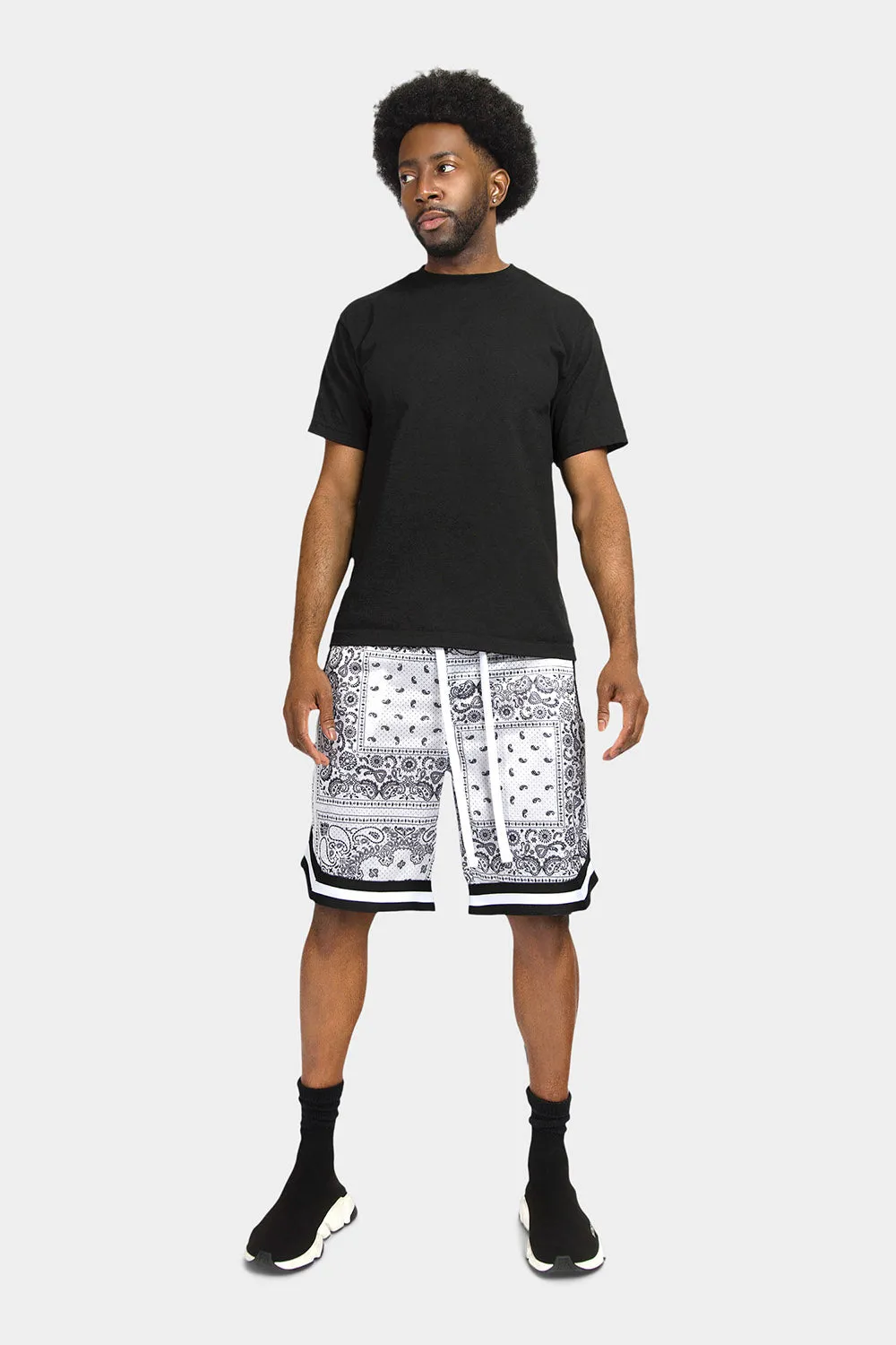 Pro Bandana Paisley Basketball Shorts