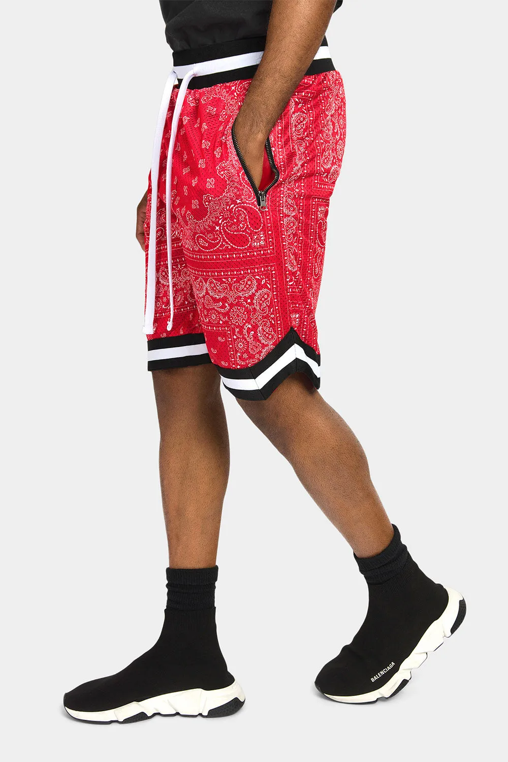 Pro Bandana Paisley Basketball Shorts