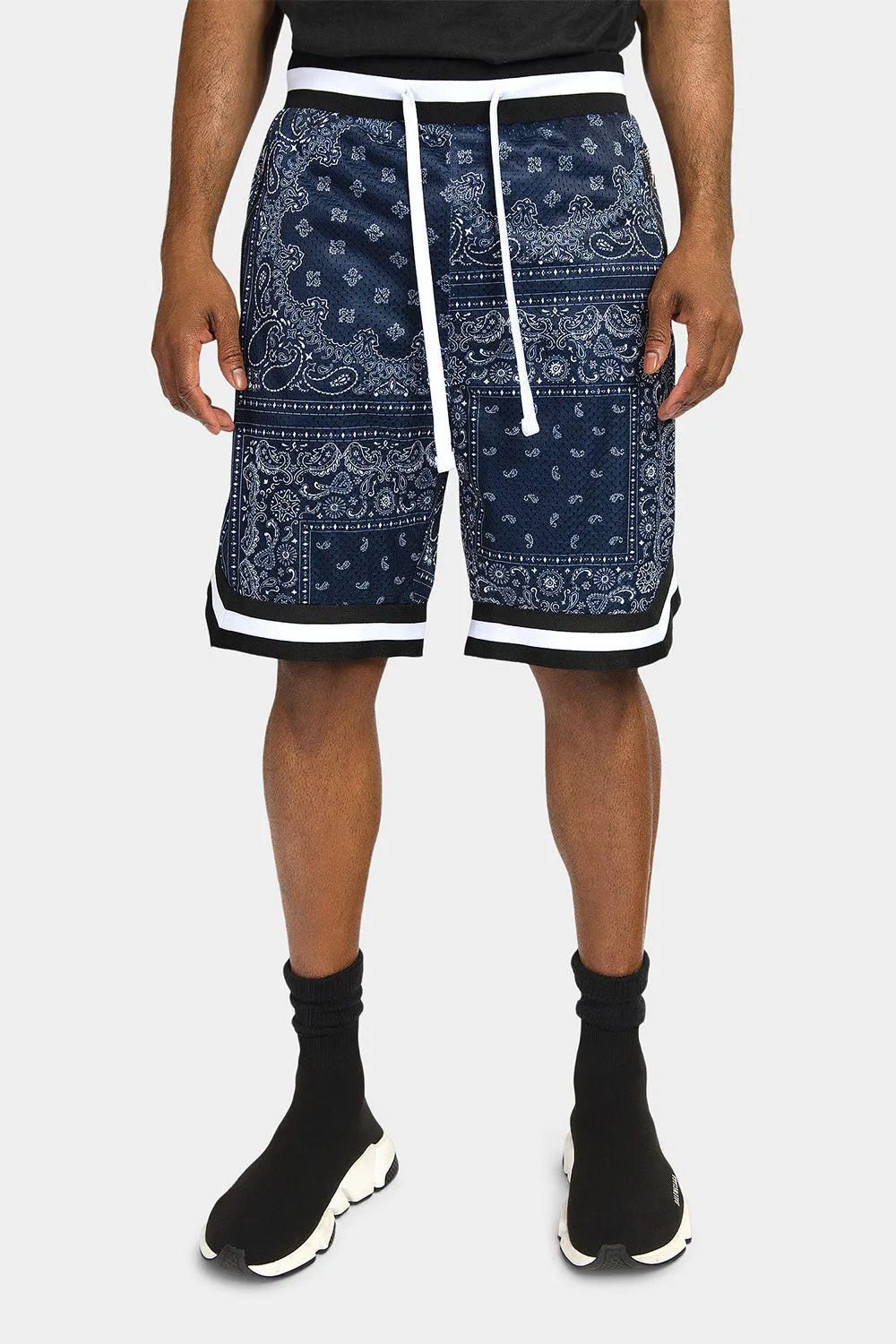 Pro Bandana Paisley Basketball Shorts