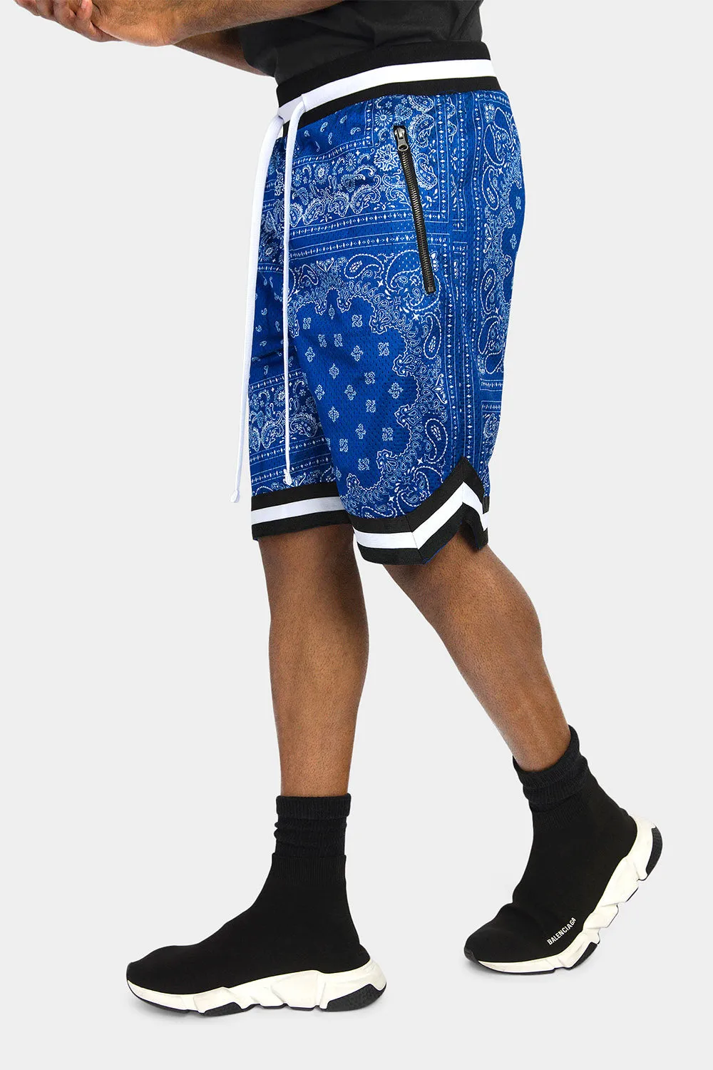 Pro Bandana Paisley Basketball Shorts