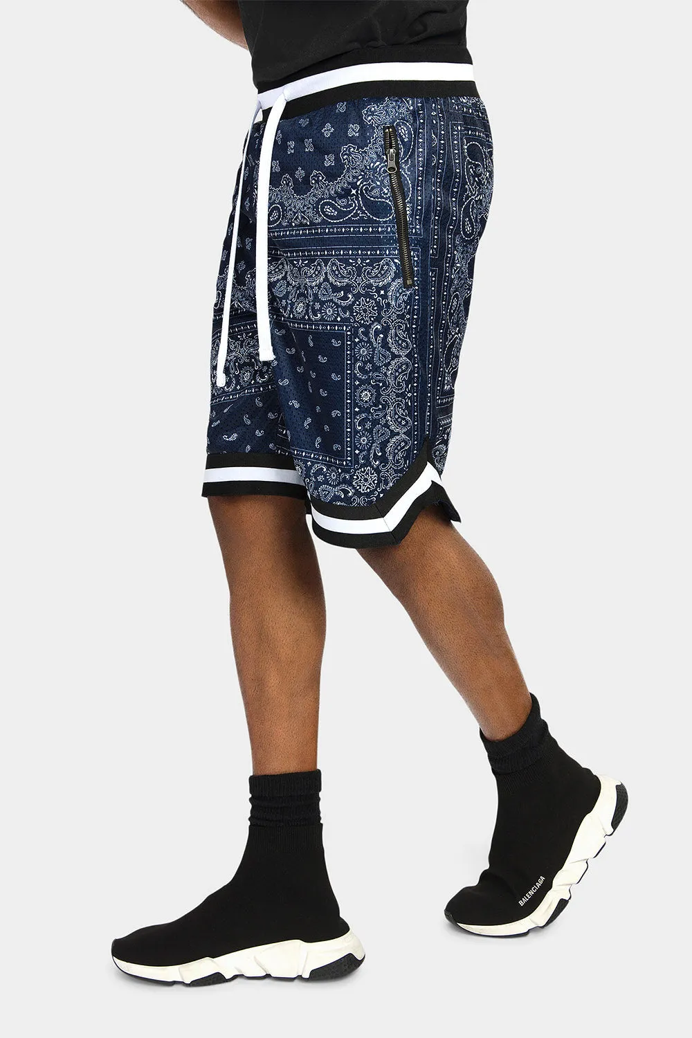 Pro Bandana Paisley Basketball Shorts