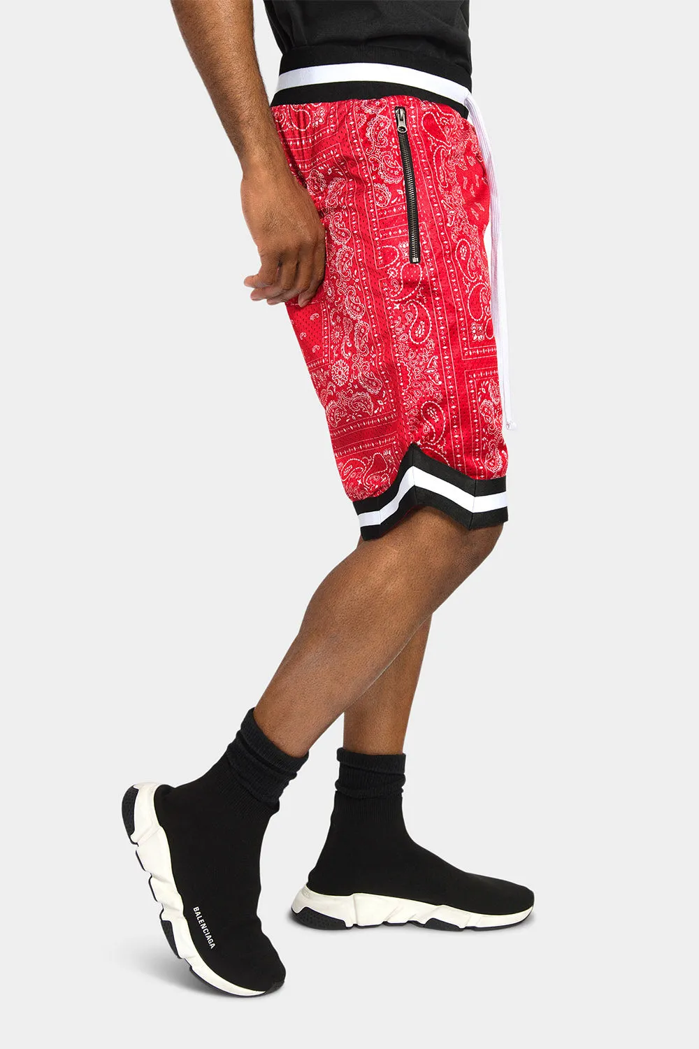 Pro Bandana Paisley Basketball Shorts